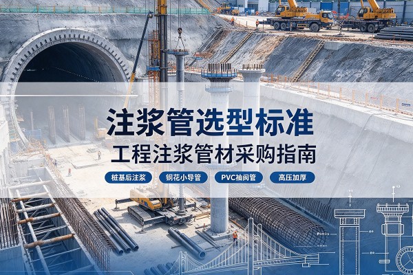 镜湖注浆管选型标准