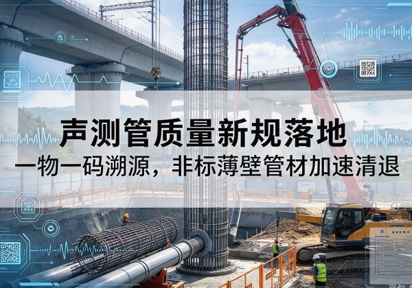 镜湖声测管质量新规落地，一物一码溯源，非标薄壁管材加速清退