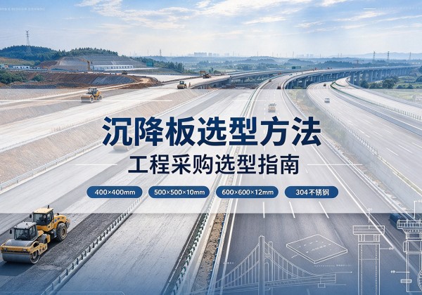 镜湖沉降板选择方法