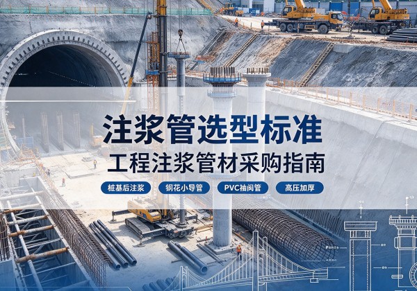 镜湖注浆管选型标准